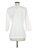Rafaella 100% Cotton Ivory 3/4 Sleeve Blouse Size 6 - photo 2