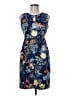 Lands' End Print Blue Cocktail Dress Size 6 - photo 1