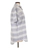 Perry Ellis Stripes Gray Short Sleeve Button-Down Shirt Size L - photo 4