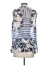 CAbi 100% Polyester Blue Sleeveless Blouse Size S - photo 2