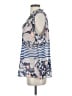 CAbi 100% Polyester Blue Sleeveless Blouse Size S - photo 5