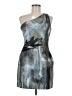 Nine West Metallic Gray Cocktail Dress Size 8 (petite) - photo 1