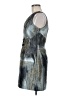 Nine West Metallic Gray Cocktail Dress Size 8 (petite) - photo 5