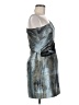 Nine West Metallic Gray Cocktail Dress Size 8 (petite) - photo 4