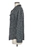 BCBGMAXAZRIA Houndstooth Gray Long Sleeve Button-Down Shirt Size M - photo 5