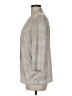 Alex Evenings 100% Polyester Metallic Silver Blazer Size M - photo 5