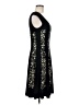 Connected Apparel Graphic Black Cocktail Dress Size 8 - photo 4