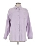 Studio Works 100% Polyester Solid Purple 3/4 Sleeve Blouse Size M - photo 1