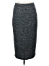 Leith Solid Gray Casual Skirt Size S - photo 1