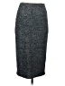 Leith Solid Gray Casual Skirt Size S - photo 2