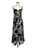 Timing 100% Rayon Paisley Black Casual Dress Size S - photo 1