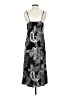 Timing 100% Rayon Paisley Black Casual Dress Size S - photo 2