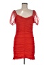 Divided by H&M 100% Polyester Red Cocktail Dress Size M - photo 1