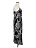 Timing 100% Rayon Paisley Black Casual Dress Size S - photo 4