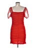 Divided by H&M 100% Polyester Red Cocktail Dress Size M - photo 2