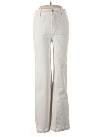 Madewell The Emmett Wide-Leg Jean in Tile White: Patch Pocket Edition (view 1)