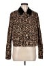 J.Crew 100% Cotton Animal Print Gold Jacket Size M - photo 1