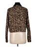 J.Crew 100% Cotton Animal Print Gold Jacket Size M - photo 2