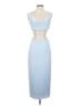 Forever 21 100% Polyester Blue Casual Dress Size S - photo 2