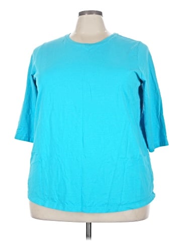 Woman Within 3/4 Sleeve T-Shirt (view 1)