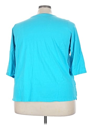 Woman Within 3/4 Sleeve T-Shirt (view 2)