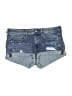 Express Blue Denim Shorts Size 4 (estimated) - photo 1