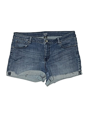 a.n.a. A New Approach Denim Shorts (view 1)