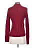 Jeanne Pierre 100% Cotton Burgundy Pullover Sweater Size S - photo 2