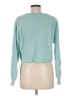Alice + Olivia Teal Cashmere Pullover Sweater Size M - photo 2