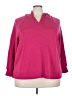 Cable & Gauge Pink Pullover Sweater Size 3X - photo 1