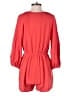 Hem & Thread Solid Red Romper Size M - photo 2