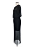 Bordeaux 100% Polyester Solid Black Cocktail Dress Size XS - photo 5