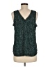 Chelsea28 100% Polyester Green Tank Top Size M - photo 2