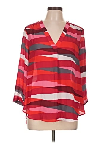 a.n.a. A New Approach 3/4 Sleeve Blouse (view 1)