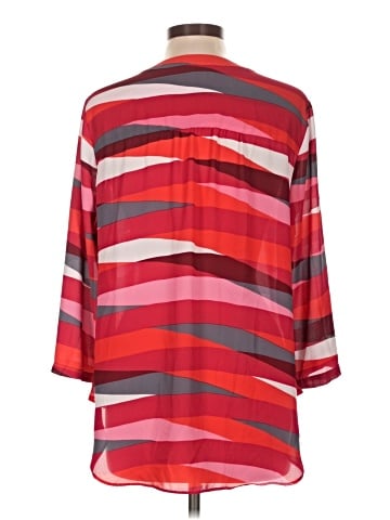 a.n.a. A New Approach 3/4 Sleeve Blouse (view 2)