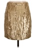 J.Crew 100% Polyester Metallic Gold Formal Skirt Size 0 - photo 2
