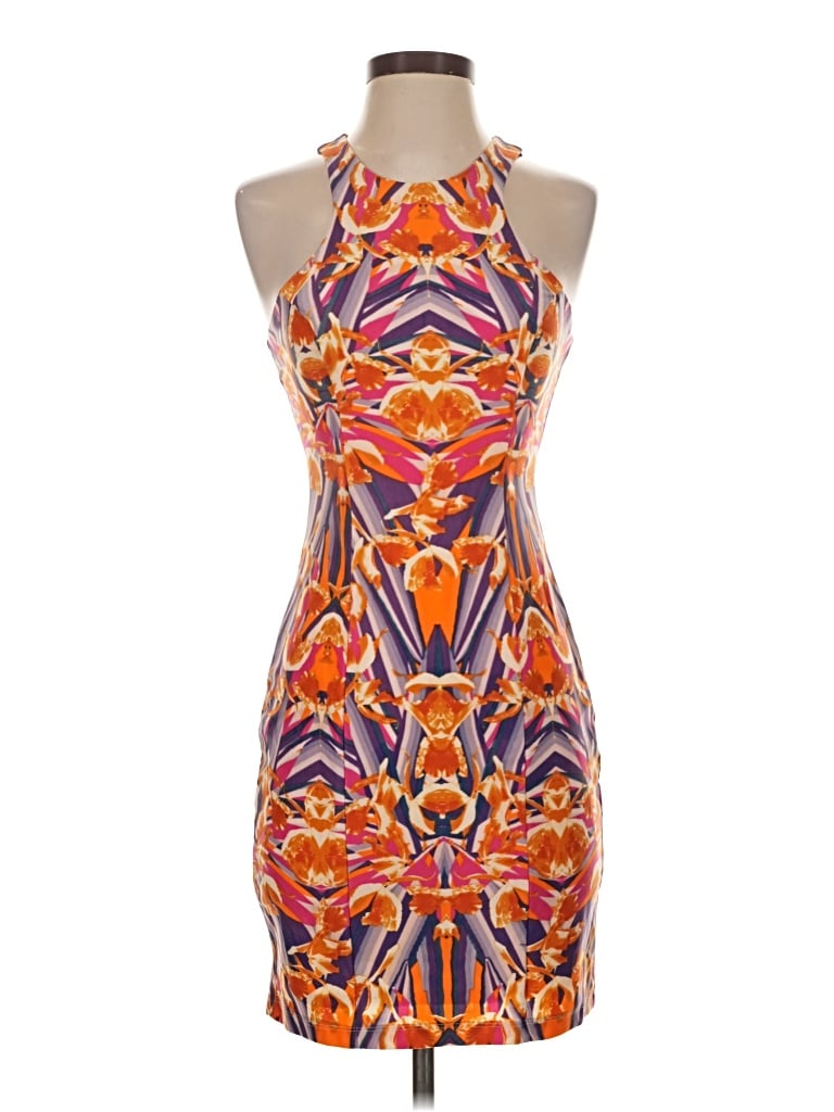 Pre-owned Bebe Cocktail Dress In Orange