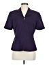 Kasper A.S.L. 100% Polyester Purple Blazer Size 8 - photo 1