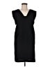 Reiss 100% Polyester Solid Black Cocktail Dress Size 6 - photo 1