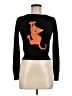 Collectif X Modcloth 100% Nylon Graphic Black Pullover Sweater Size 6 - photo 1