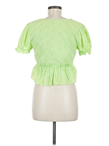 Line & Dot Short Sleeve Blouse (view 2)