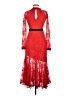 Three Floor Red Cocktail Dress Size 6 - photo 2