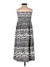 Etcetera Print Gray Black Casual Dress Size S - photo 2