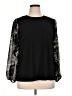 T Tahari Black Long Sleeve Blouse Size 1X - photo 1
