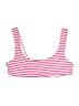 Solid & Striped Stripes Pink Swimsuit Top Size XL - photo 1