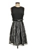 Madison Marcus Metallic Gray Cocktail Dress Size S - photo 1