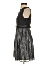 Madison Marcus Metallic Gray Cocktail Dress Size S - photo 5