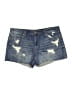 Blank NYC Stars Blue Denim Shorts Size 32 waist - photo 1