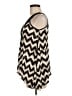 Boston Proper Chevron-herringbone Brown Black Sleeveless Blouse Size M - photo 5