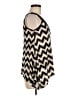 Boston Proper Chevron-herringbone Brown Black Sleeveless Blouse Size M - photo 4
